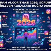 Instagram Algoritması 2026 Görünürlüğü Belirleyen Kuralları Doğru Okumak instagram algoritması